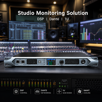 Amplificateur de puissance professionnel en métal de classe D DSP Dante 4x3000W, audio haute résolution, haut-parleurs PA de haute puissance, caissons de basses, sonorisation de scène en direct