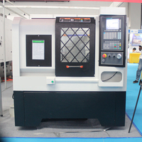 Mesin Bubut CNC TCK40 Slant Bed, Pusat Pembubutan Logam CNC, Kontrol FANUC, Mesin Pembubutan Otomatis