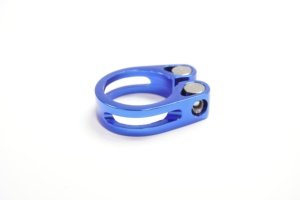 Collier de selle de précision en alliage 6061 S-56, alésage 31,8 mm, hauteur 13,5 mm, vis M5x20, anodisé sur mesure pour VTT, BMX et vélos de route - Product Image 2