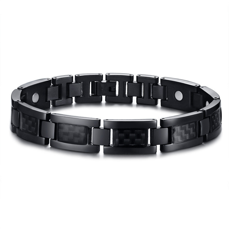 Bracciale magnetico da uomo in acciaio | Disponibile! | Fort Tempus