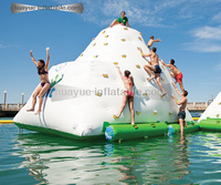 Jouets gonflables pour lac iceberg, nouveau design, escalade gonflable, flotteur, île, sport aquatique