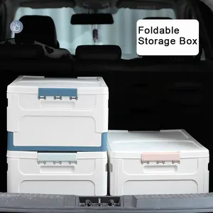 Stackable có thể gập lại cuốn sách đồ lặt vặt lưu trữ container vải đồ chơi nhựa ráp hộp lưu trữ