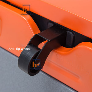 Meuble de bureau mobile, armoire à dossiers en acier à 3 tiroirs, design moderne pour le rangement des dossiers de bureau - Product Image 4