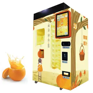 Mesin penjual otomatis mesin penjual jus oranye untuk supermarket dan mal