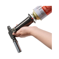 Torche électrique portable entièrement métallique réversible, allume-feu pour barbecue, pistolet à flamme coupe-vent, allume-cigare de camping en plein air, lumière de cuisine