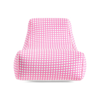 Fauteuil flottant géant rayé pour piscine, pouf aquatique élégant pour fêtes estivales et bronzage