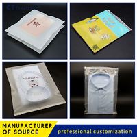 Sacs d'expédition à fermeture éclair transparents sac à fermeture éclair emballage sac à vêtements rose clair avec fermeture éclair