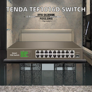 <span class=keywords><strong>Tenda</strong></span> สวิตช์อีเทอร์เน็ตความเร็วสูงแบบ TEF1016D พร้อมสวิตช์เครือข่าย16พอร์ตสีเทา VLAN - Product Image 3