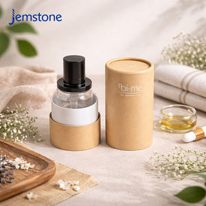 Emballage de tube cylindrique pour huile essentielle imprimé sur mesure, recyclable, emballage de tube en carton rigide, emballage de tube en papier kraft pour parfum - Product Image 5