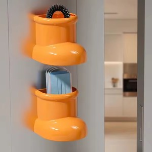 Cute <b>Boots</b> Magnetic Suction Fridge Wall Mounted Organizer Kitchen Decorative Organizer Basket No Punch Storage <b>Boxes</b> - Product Image 5
