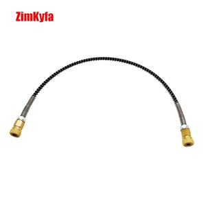Manguera de Acero Inoxidable de Alta Presión Zimakyfa, 2 Piezas, Conector Roscado Hembra M10*1, Envuelta en Resorte, 50 cm, para PCP, Neumática, Aire - Product Image 5