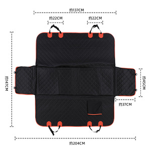Housse de protection rectangulaire pour siège arrière de voiture, à clipser, en tissu durable, pour protection latérale du véhicule - Product Image 5