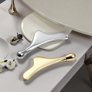 Xách tay mini thép không gỉ guasha mặt massager Plug-in hướng dẫn sử dụng có dây điều khiển mắt Kem Stick Beauty công cụ ứng dụng - Product Image 3