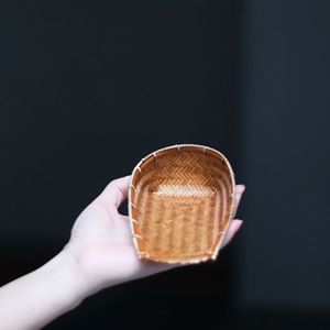 Bamboo Woven <b>Tea</b> Scoop 13x8x4.5 Cm Handmade Traditional Chinese <b>Tea</b> <b>Set</b> Accessory Flat Shape Coffee <b>Tea</b> Tools - Product Image 4