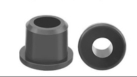 Bouchon en caoutchouc silicone creux en forme de T, noirs, dureté 30~90 Shore, pour usage automobile, tailles personnalisées, moules en stock