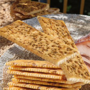 Galletas crujientes al por mayor aperitivos de ocio sal trufa negra jamón galletas de <span class=keywords><strong>soda</strong></span> aperitivos chinos galletas fermentadas - Product Image 4