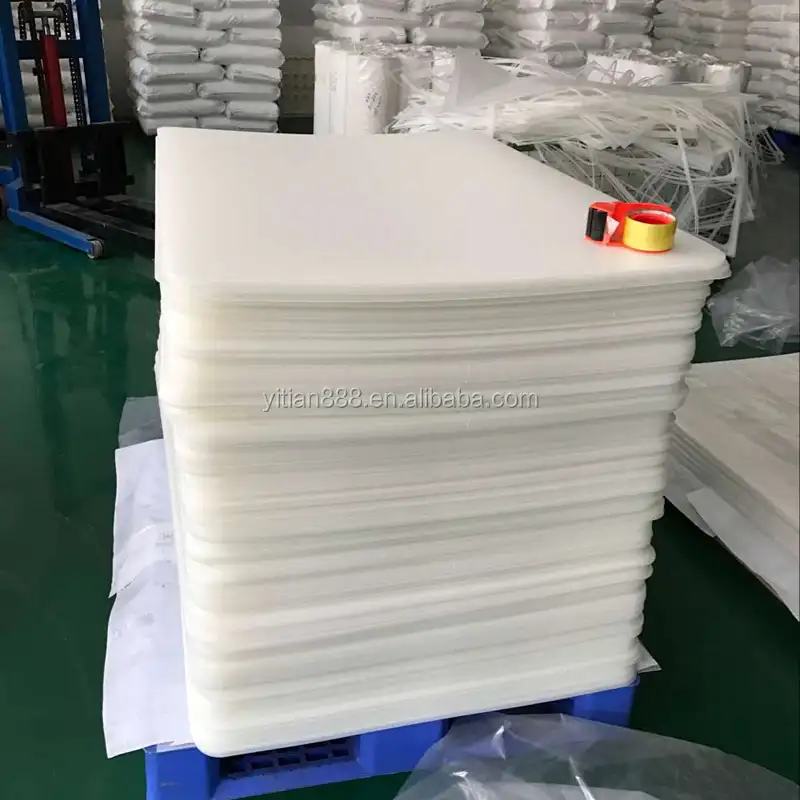Plaques de plastique plastique PP extrusion solide, 2 pièces, 4mm 5mm 10mm, en polypropylène de qualité alimentaire pour réservoirs