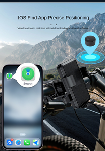 Supporto Telefono Bici/Moto con Localizzatore GPS Integrato, Anti-Smarrimento, Rotazione a 360°, Antiurto, Morsetto Bici - Product Image 6