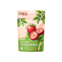 Custom Logo Laminated Dried Fruit Packaging Bag Matte Finish Zip Lock Stand up Pouch Dried Lemon Zipper Bag