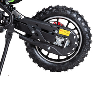Moto tout-terrain miniature à essence pour enfants, moteur 49cc 2 temps refroidi par air, avec suspension intégrale