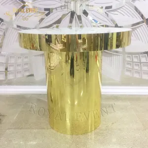 Wedding Supplies Gold Acrylic Cake Table Wedding Decoration Table For Hotel Hall Event Party Table