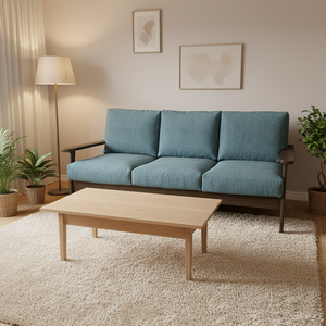 أريكة زاوية مريحة مخصصة لغرفة المعيشة من وانكسينج، بتصميم تشيسترفيلد، إطار من الخشب الصلب باللون الأزرق وصديق للبيئة - Product Image 2