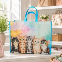 Matériau en tissu non tissé écologique, adapté pour servir de sac, peut être utilisé pour les promotions, thermosoudé par ultrasons, personnalisable
