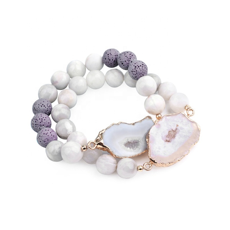 Discount Natural Stone Crystal Amethyst Beads