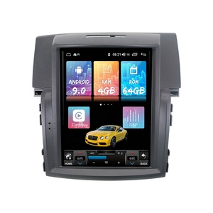 Vertikal Tesla Gaya Android 9 PX6 Mobil Tidak Ada DVD Player GPS Navigasi untuk Honda CRV 2012-2016 Stereo Kepala unit Multimedia P