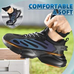 Zapatos de Invierno para Hombre, Botas de Nieve para Esquiar, Acolchadas, Cómodas, Cálidas, Antideslizantes, con Punta Redonda, Modernas e Impermeables - Product Image 6