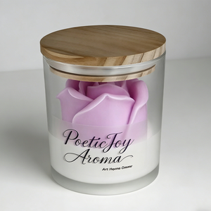Bougie en cire de soja parfumée aux fleurs, bougie d'aromathérapie sans fumée pour la décoration de la maison, cadeau idéal pour les mariages et les fêtes - Product Image 5
