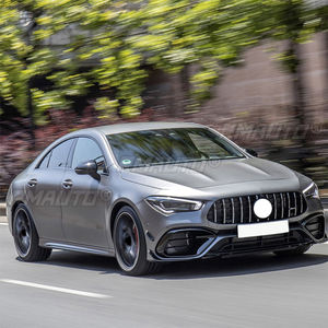 Cubierta de rejilla para faros antiniebla delanteros de coche, color negro brillante, para Mercedes-Benz W118 C118 CLA45 CLA200 250 AMG 2020-2021, estilo de coche - Product Image 6