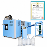 Machine de fabrication de bouteilles PET 20L, simple cavité, servo-automatique, 400-600 BPH, pour bidons d'eau potable, moule OEM