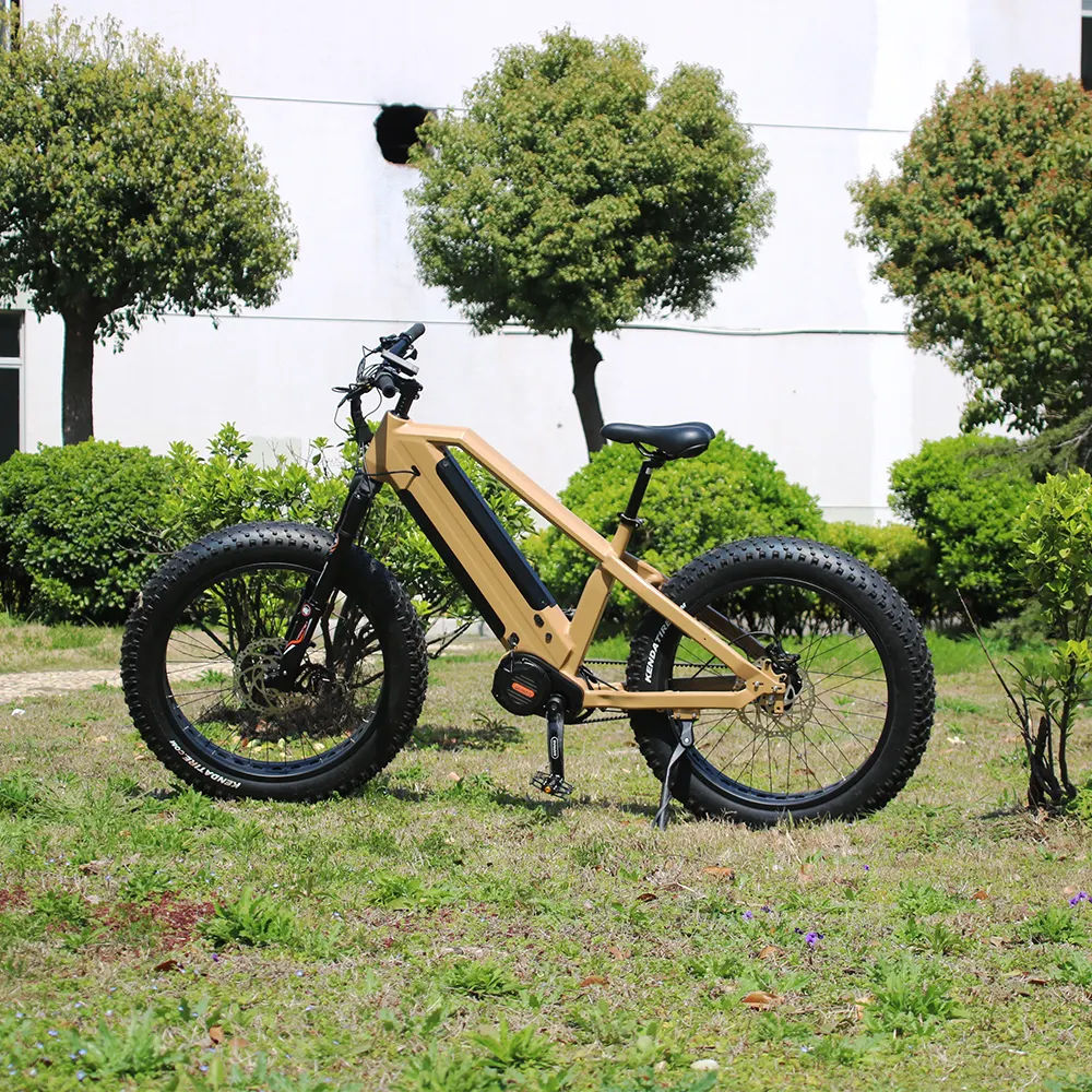 2023 Bafang ultra 1000w full suspension electric fat bike mid drive ebike con doppie batterie