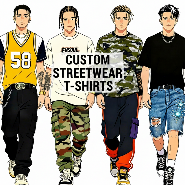 Premium OEM ODM Custom Streetwear Tshirts Cotton Men's T-Shirt Printed Embroidered Washed Casual Vintage Tee-shirt for Designer