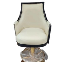 Machine de traction de chaise élévatrice en cuir durable en gros rotation chaise de bar de casino de jeu vip chaise de poker