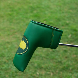 Housse de putter de golf magnétique à livraison rapide, en cuir brodé avec logo, personnalisée pour tête de putter de type blade - Product Image 3