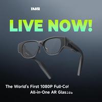 Kacamata Pintar AI AR Nirkabel dengan Kamera 16MP AIR3 dan Layar Micro-OLED 1080P dengan SDK Terbuka untuk Bermain Game atau Menonton Video