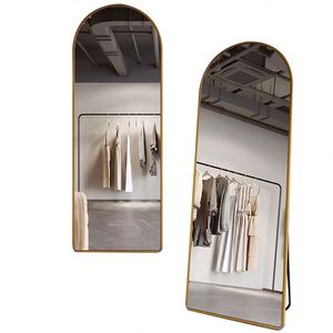 Factory Wholesale Full Length <b>Floor</b> <b>Mirror</b>,<b>Standing</b> Solid Wood Frame Leaning Wall Mounted <b>Mirror</b> for Bedroom Living Room - Product Image 3