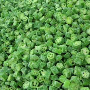 Yüksek kaliteli IQF dondurulmuş bayan parmak dondurulmuş bamya dondurulmuş bamya IQF dondurulmuş sebzeler toptan fiyat ile satış - Product Image 6