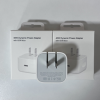 Adaptateur secteur 40W avec charge maximale 60W pour iPhone 17, chargeur 40W pour iPhone, câble Type C pour iPhone 17, 16, 15, 14, 13, 12, 11