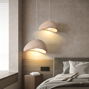 <span class=keywords><strong>Lustre</strong></span> de table à manger en fer <span class=keywords><strong>LED</strong></span> long de style japonais Wabi-sabi, réglable en hauteur, pour restaurant, bar, comptoir, café - Product Image 5