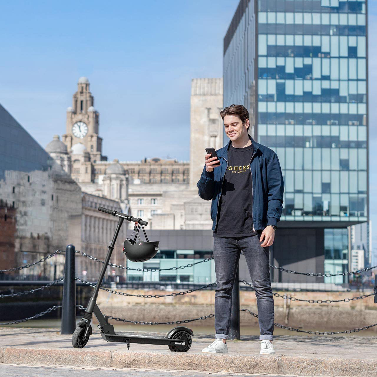 ЕС запас Германия склад 8 дюймов колесо пневматического грузоподъёмника Escooter электрический самокат для подростков с медным покрытием скутер