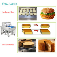 Acier inoxydable Hot Dog hamburger chignon trancheuse à pain couche gâteau 80% 100% coupe pain pita trancheuse complète Machine