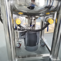 Mélangeur automatique de savon liquide en acier inoxydable, moteur AC, réacteur chauffant pour détergent, agitateur pour aliments et boissons, mélangeur pour produits chimiques