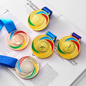 Medallas Deportivas Personalizadas de Aleación de Zinc, Medallas de Maratón, Medallas Creativas Chapadas en Oro para Jardín de Niños, Regalo Duradero - Product Image 1