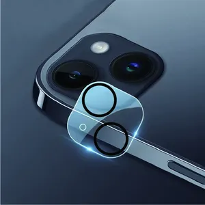 Лучшая Заводская цена высокая прозрачность против царапин Закаленное стекло Защита экрана камеры для iPhone 14 протектор объектива