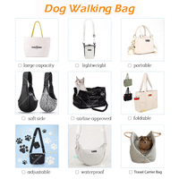 Sac de sécurité pour siège de voiture en coton pour animaux de compagnie pour petit chien chat confortable Portable voyage épaule sac de transport pour animaux de compagnie protecteur de siège de voiture