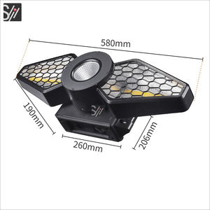 Dj Disco Stage luci di colore dorato lavaggio pannocchia RGBW Led due foglie 3 in1 <span class=keywords><strong>Retro</strong></span> Dj Light per Party Music Dance - Product Image 4