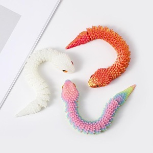 Modèle d'animal congelé imprimé en 3D personnalisé OEM tendance, jouet en plastique à articulations mobiles, cadeau pour enfants, vente en gros - Product Image 3